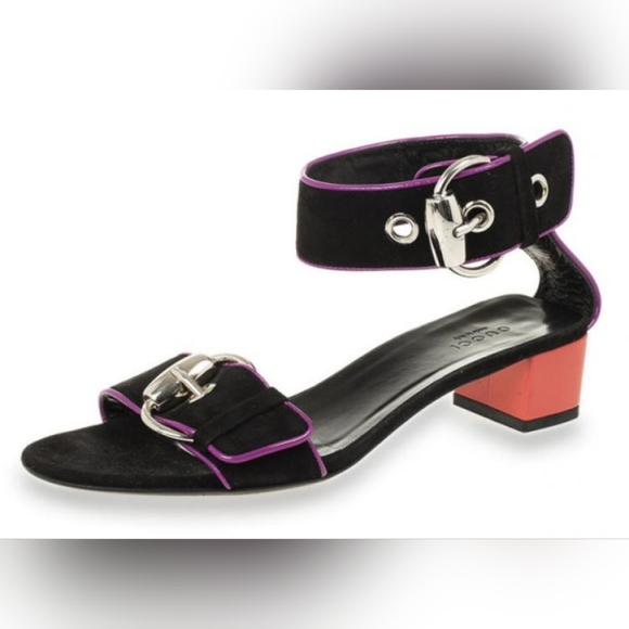 Gucci Shoes - Gucci Colorblock Suede shoes